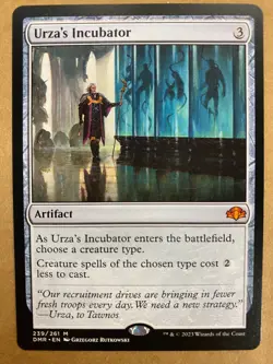 MTG 1x Urza's Incubator # 239 Dominaria Remastered Magic the Gathering x1 NM - Image 1