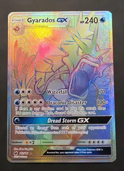 Pokemon Gyarados GX 112/111 Secret Rare Holo - Crimson Invasion- TCG English - Image 1