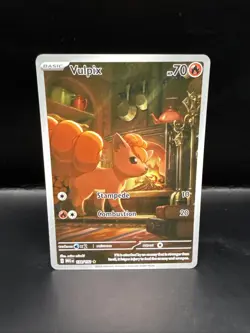 Pokemon TCG Vulpix 138/132 Mega Evolution Full Art Secret Rare - Image 4