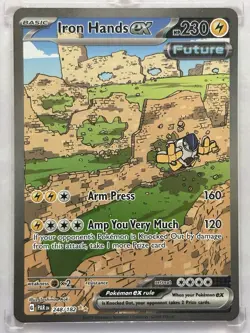 Pokemon Iron Hands ex 248/182 Paradox Rift Special Illustration Rare Holo NM - Image 1