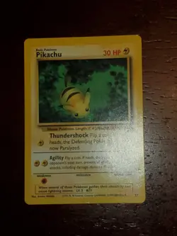Pokemon TCG Pikachu 27/53 Black Star WotC Promo Regular (Very Good/LP) - Image 2