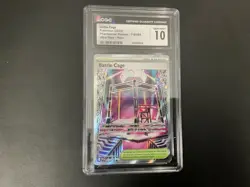 Pokemon Trainer Crispin TCG Full Art Holo Ultra Rare battle Cage CGC 10 GEM MINT - Image 1
