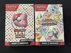 Lot of 2 - Pokemon S&V - Prismatic Evolutions + 151 Booster Bundles - [Sealed] - Image 1