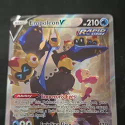 Pokemon Empoleon V 146/163 Battle Styles Full Art Holo Ultra Rare Rapid Strike - Image 1