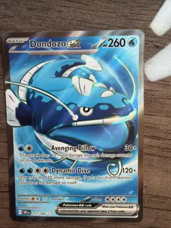 Pokemon TCG Dondozo ex 211/182 SV Destined Rivals Ultra Rare Near Mint NM Holo - Image 1