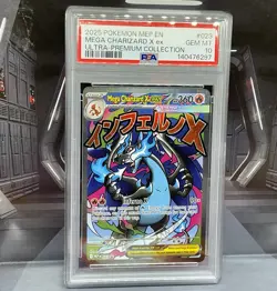 2025 Mega Charizard X EX 023 MEP Ultra Premium Collection Promo Pokemon PSA 10 - Image 1