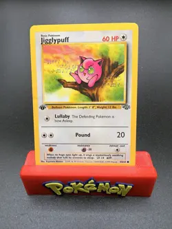 1999 Pokemon Jungle Jigglypuff 54/64 1st Edition LP Lightly Played - Image 1