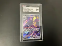 Pokemon 2025 Toxtricity 103/094 Phantasmal Flames Illustration Rare Holo CGC 10 - Image 1