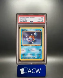 Squirtle - 2000 Team Rocket 🔥 1st Edition PSA 10 🔥 GEM Vintage Pokemon A96 - Image 1