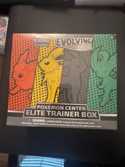 2021 Pokemon SWSH Evolving Skies Sealed Pokemon Center ETB Elite Trainer Box - Image 2