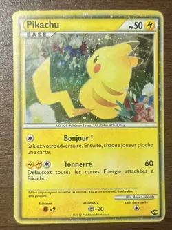 Pokemon TCG Pikachu World Collection PW Holo Promo French - Image 1