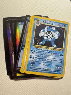 Pokemon TCG Poliwrath Base Set 2 15/130 Holo Unlimited Holo Rare -Lightly Played - Image 1