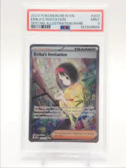 ERIKA'S INVITATION 2023 POKEMON 151 SPECIAL ILLUSTRATION RARE 203 PSA 9 Q0004 - Image 1
