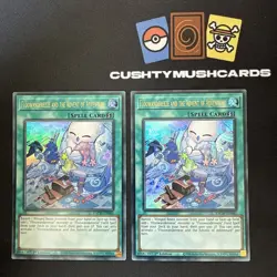 YUGIOH FLOOWANDEREEZE AND THE ADVENT OF ADVENTURE ULTRA RARE BACH-EN060 X2 - Image 1