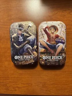 Lot Of 2 One Piece Card Game Mini-Tin Pack Set Vol.2 - Image 1