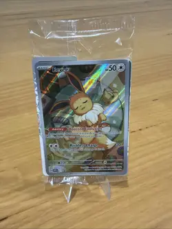 Pokemon TCG Eevee SVP 173 Black Star Promo Holo Prismatic Evolutions Sealed - Image 1