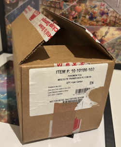 Pokemon Center Phantasmal Flames ETB Empty Case Box ME02 Elite Trainer Box - Image 1