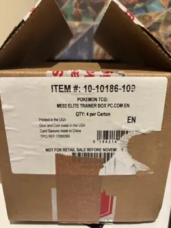 Pokemon Center Phantasmal Flames ETB Empty Case Box ME02 Elite Trainer Box - Image 5
