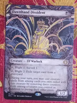 SHOWCASE Dawnhand Dissident Lorwyn Eclipsed Magic The Gathering MTG RARE CARD - Image 1