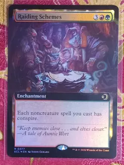 RARE FOIL Raiding Schemes Lorwyn Eclipsed Magic The Gathering MTG card - Image 1