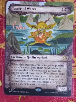 SHOWCASE Taster of Wares Lorwyn Eclipsed Magic The Gathering MTG RARE CARD - Image 1