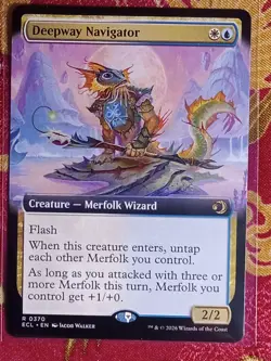 Extended Deepway Navigator Lorwyn Eclipsed Magic The Gathering MTG Rare Card - Image 1