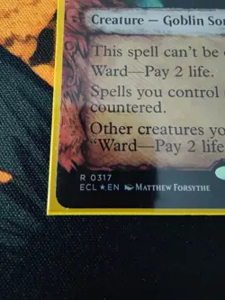 MTG - Hexing Squelcher - Lorwyn Eclipsed (ECL 317) Showcase ✨FOIL✨ - Image 2