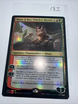 1x MTG Minsc & Boo, Timeless Heroes (Foil) - Battle for Baldur's Gate (CLB) #285 - Image 3