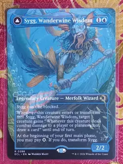 EXTENDED Sygg, Wanderwine Wisdom / Sygg, Wanderbrine Shield Lorwyn Eclipsed MTG - Image 1