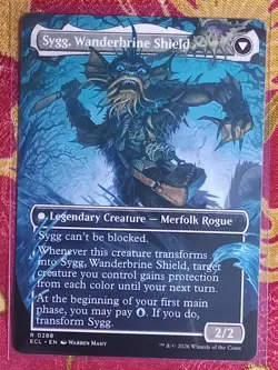 EXTENDED Sygg, Wanderwine Wisdom / Sygg, Wanderbrine Shield Lorwyn Eclipsed MTG - Image 2