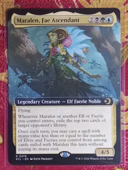 EXTENDED Maralen Fae Ascendant Lorwyn Eclipsed Magic The Gathering MTG rare - Image 1