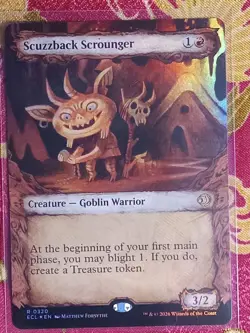 FOIL SHOWCASE Scuzzback Crounger Lorwyn Eclipsed Magic The Gathering MTG rare - Image 1