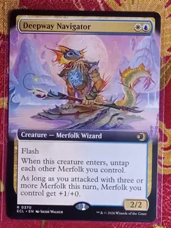 BRODERLESS Deepway Navigator Lorwyn Eclipsed Magic The Gathering MTG Extended ** - Image 1
