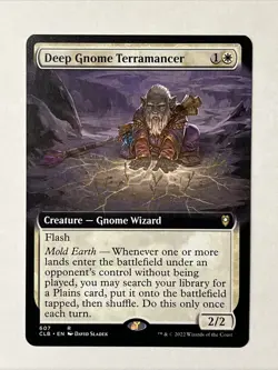 MTG - Deep Gnome Terramancer - EXTENDED ART - CLB #607 - Rare - Image 1