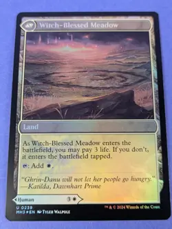 MTG: Witch Enchanter / Witch-Blessed Meadow Foil #0239 Uncommon - NM - Image 2