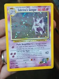 Pokemon TCG Sabrina's Gengar Gym Challenge Holo with swirl - Image 1