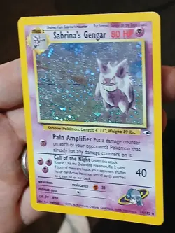 Pokemon TCG Sabrina's Gengar Gym Challenge Holo with swirl - Image 4