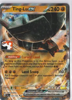 Ting-Lu Ex STAMP Pokemon Prize Pack Series Promo Pokemon Card NM 127 PAL - Image 1
