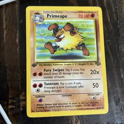 Pokemon Jungle 1st Edition Primeape 43/64 - Image 1