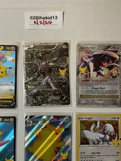 Pokemon Celebrations Lot of 25 Rare Holo Pikachu Zekrom - Image 4