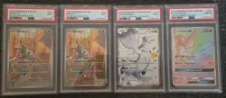 Pokemon Lot 4 PSA Slabs: Mimikyu (Sequential Certs) Reshiram Latios GX Secret - Image 1