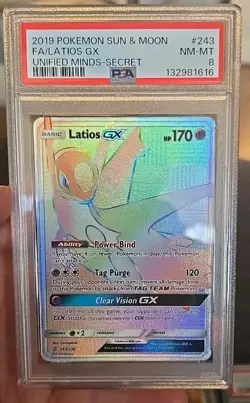 Pokemon Lot 4 PSA Slabs: Mimikyu (Sequential Certs) Reshiram Latios GX Secret - Image 5