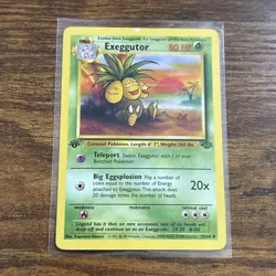 Pokemon Exeggutor TCG Jungle Card 35/64 1st Edition Uncommon (See photos) - Image 1