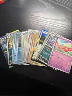 Pokemon TCG Small Bulk Scarlet And Violet Base Cards And Holos 21 Total Cards - Image 1