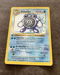Pokemon TCG Lot 1st Edition Poliwrath Poliwhirl Poliwag 1999 Base Set Holo - Image 5