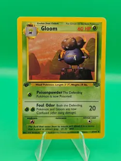 WoTC Gloom 37/64 Uncommon Jungle 1st Edition Non Holo Pokemon TCG Card - Image 1