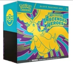 POKEMON MEGA EVOLUTION ASCENDED HEROES ETB ELITE TRAINER BOX PRE SALE - Image 1