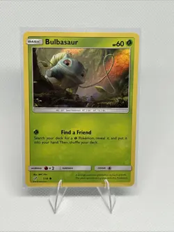 Pokemon TCG Bulbasaur Holo Card 1/18 Detective Pikachu Series - Image 1