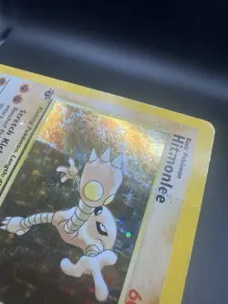 Pokemon Tcg WotC 1st Edition Fossil Rare Holo Hitmonlee 7/62 Foil Card DMG - Image 4