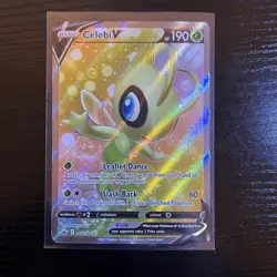 Celebi V 160 Chilling Reign Full Art Card Pokemon TCG - Image 1